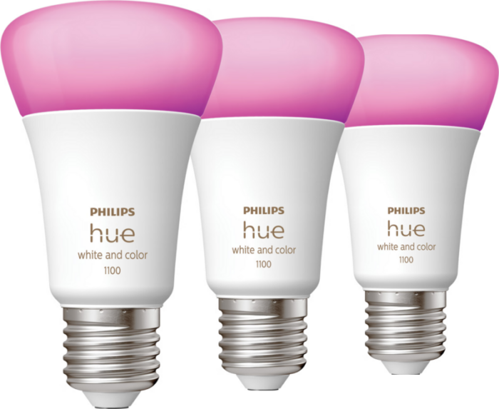 Philips Hue White and Color E27 1100lm 3-pack