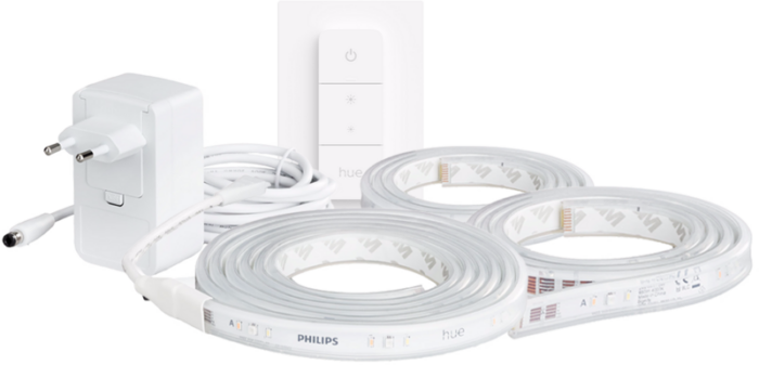 Philips Hue Lightstrip Plus White & Color 5 m Basisset + dimmer