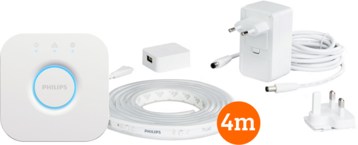 Philips Hue Lightstrip Plus White & Color 4m basisset + Bridge