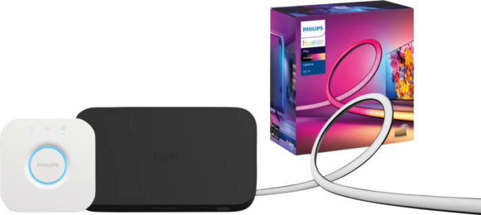 Philips Hue Play HDMI Sync Box + Gradient Lightstrip 65+ inch + Bridge