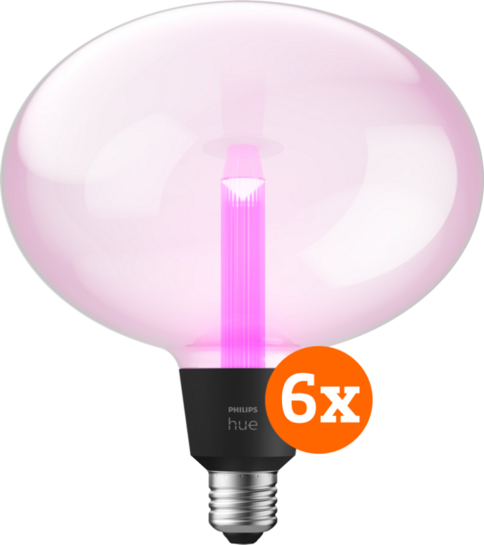 Philips Hue Lightguide Ellipse White and Color E27 6-pack