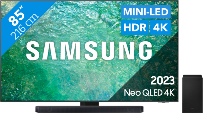 Samsung Neo QLED 85QN85C (2023) + Soundbar