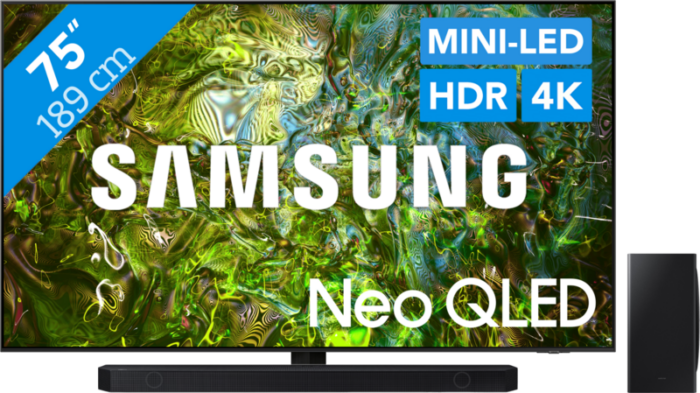 Samsung Neo QLED 4K 75QN90D (2024) + Soundbar